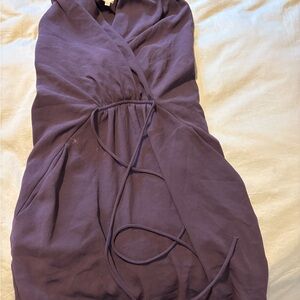 Wilfred Deep Purple Asymmetrical Dress